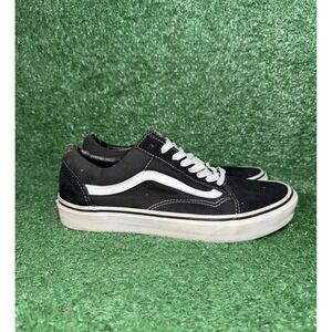 VANS Old Skool Womens Size 9 Black White Low Top Casual Shoes Athletic Sneakers